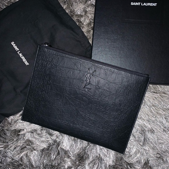 SAINT LAURENT MONOGRAM DOCUMENT HOLDER - Picture 3 of 5